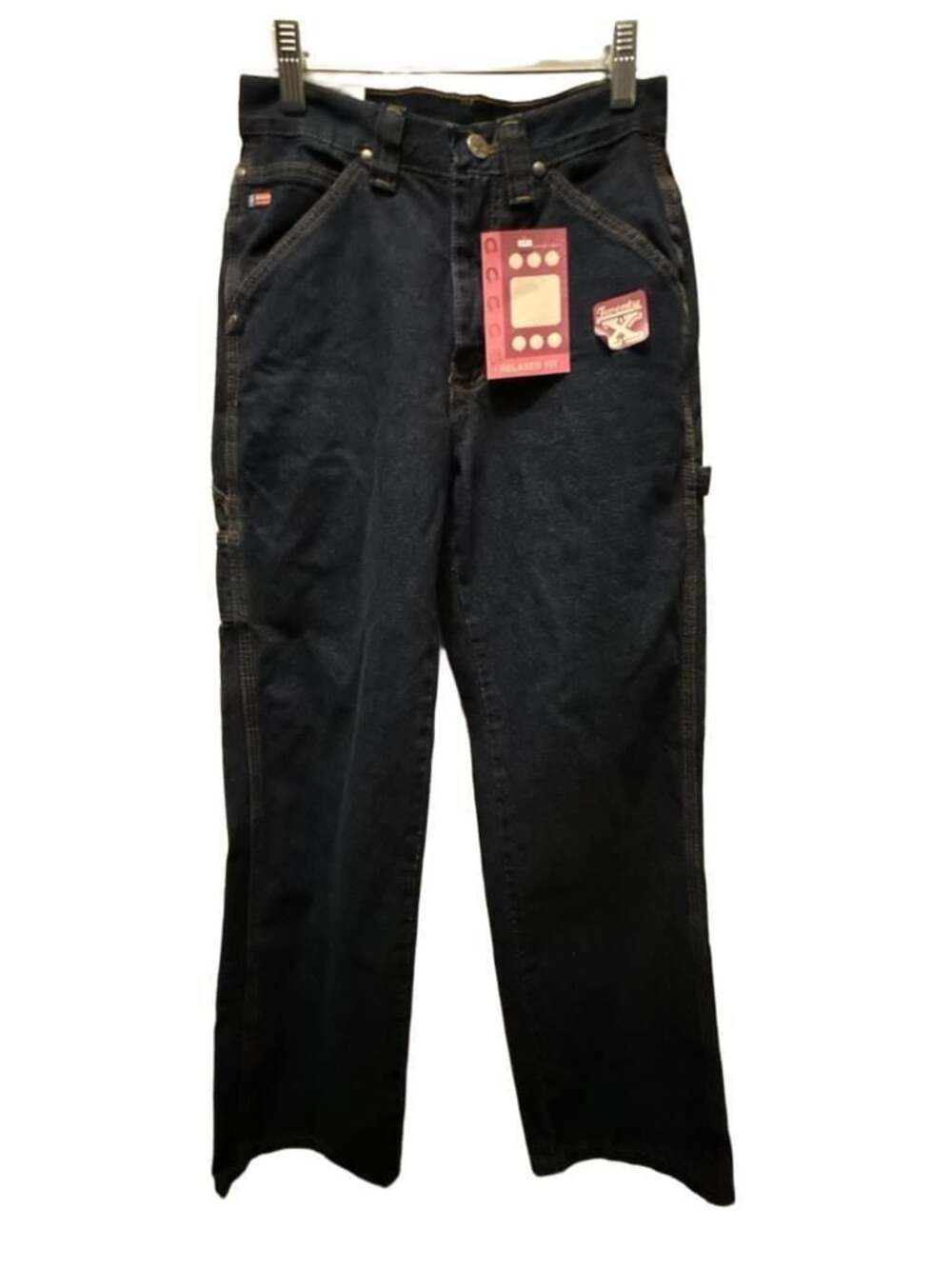 Wrangler 20X Girls Relaxed Fit Carpenter Jeans Size 12 Slim
